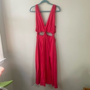 Farm Rio red knotted dress